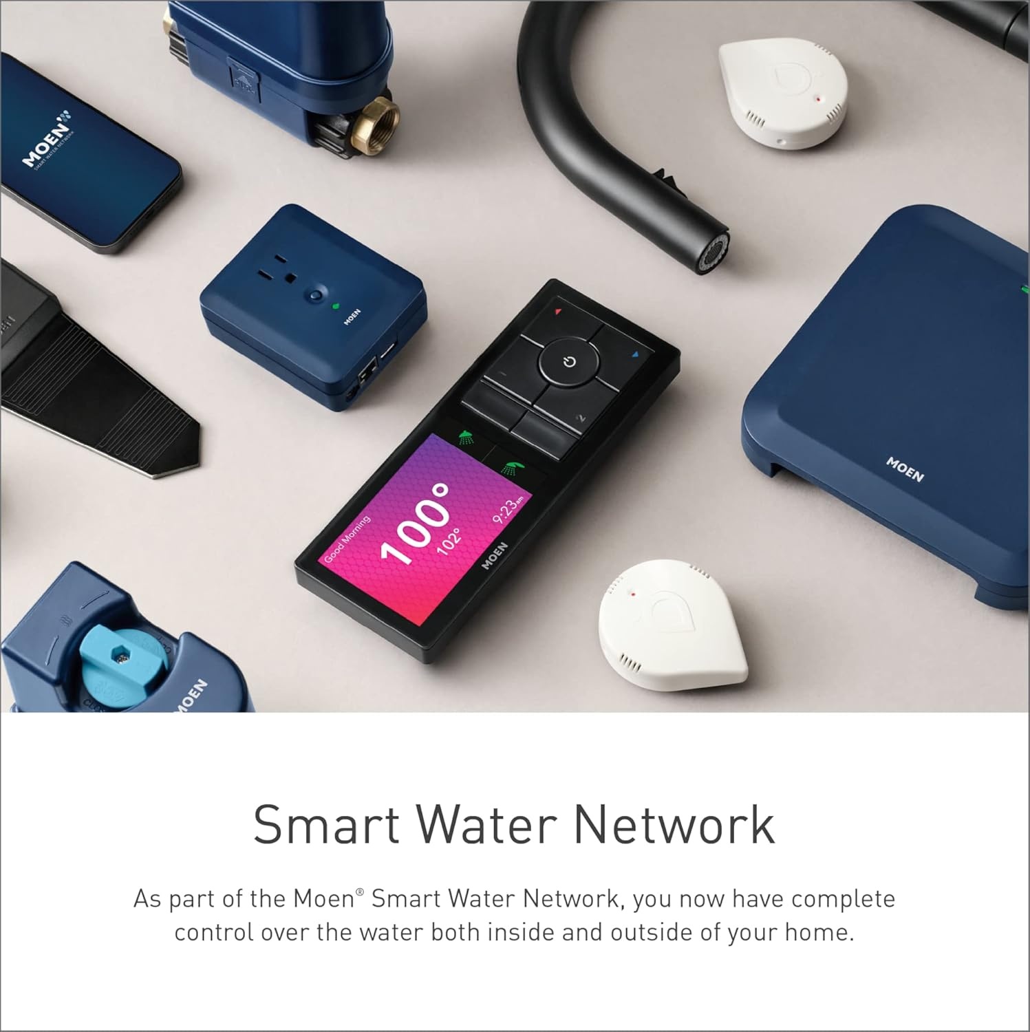 image:imageMoen 16Zone Smart Sprinkler Controller WiFi Connectible Smart Irrigation System with Automatic Water Timer WICNT016G1USA16 Zone Controller