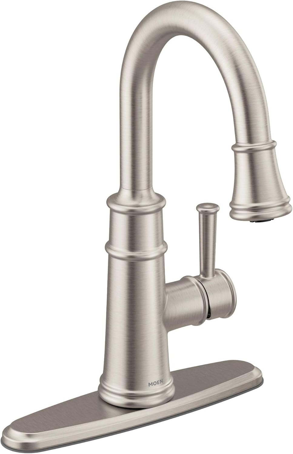 image:imageMoen 6260SRS Belfield OneHandle Pulldown Bar Faucet with Power Clean Featuring Reflex StainlessStainless