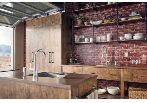 image:imageMoen 7165 Align OneHandle HighArc Modern Kitchen Faucet with Side Spray ChromeSpot Resist Stainless