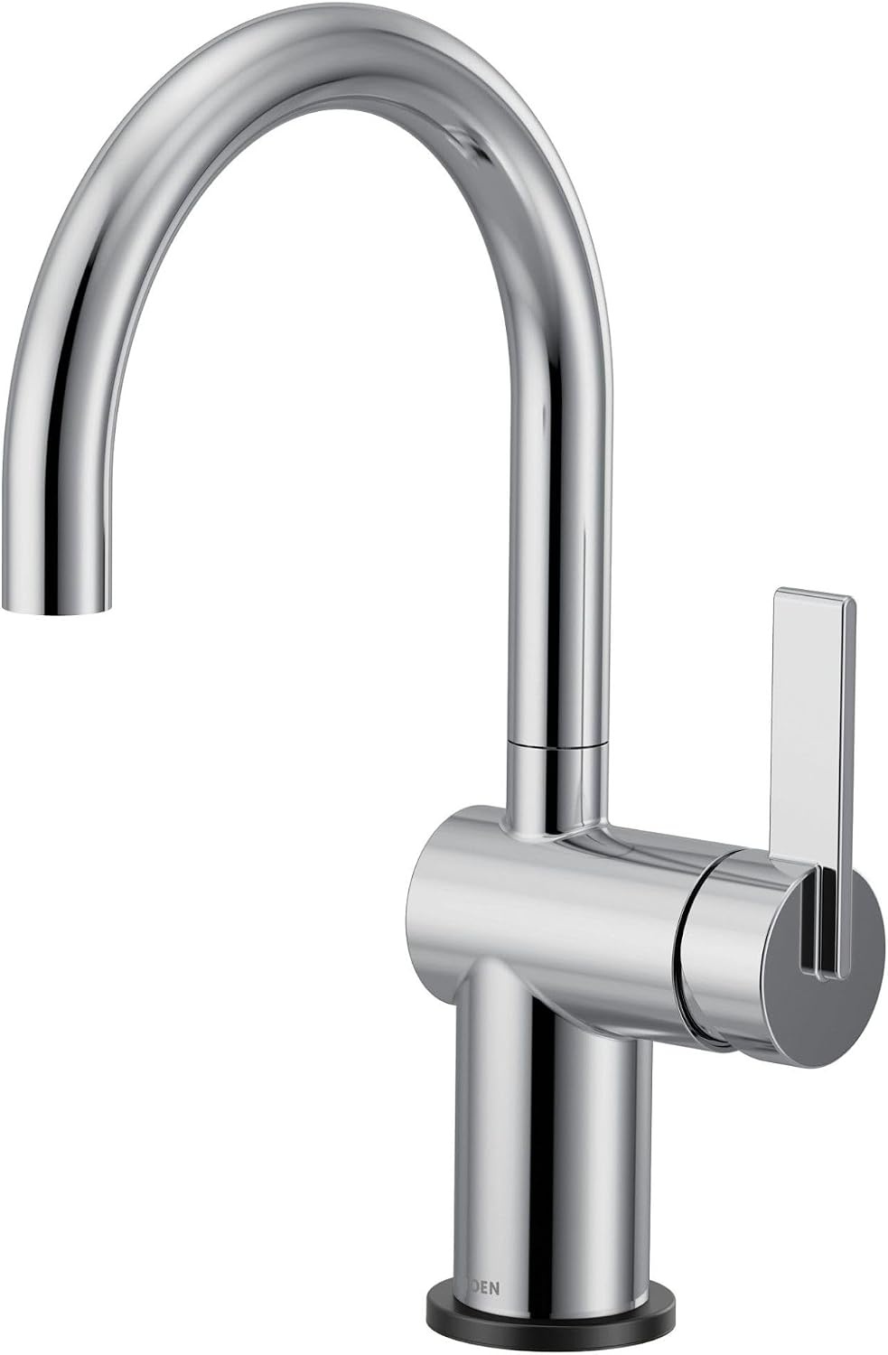 image:imageMoen 7622BL CIA Pulldown Kitchen Faucet with Power Boost Includes Optional Chrome and Brushed Gold Accents Matte Black withChrome