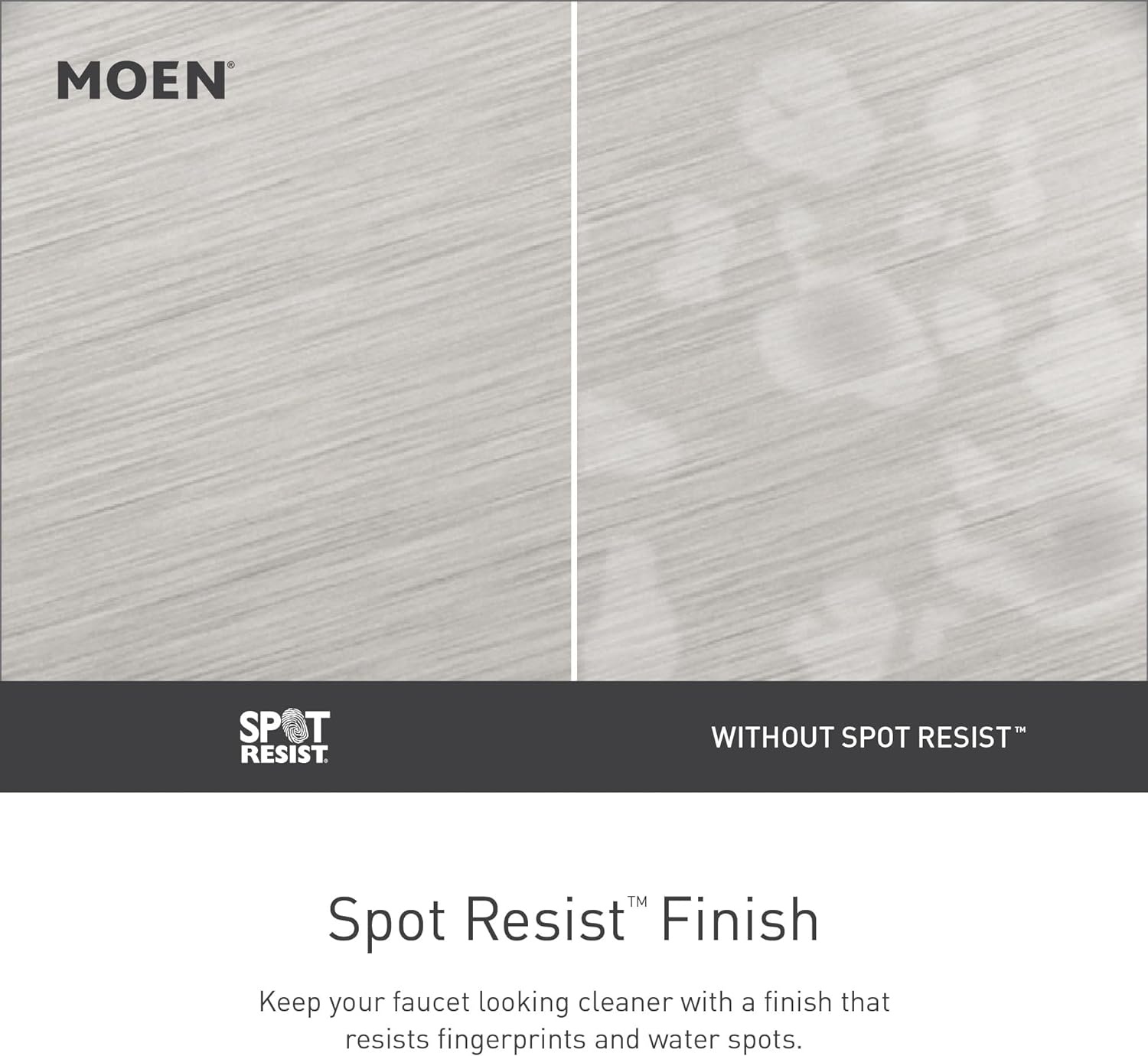 image:imageMoen 7622BL CIA Pulldown Kitchen Faucet with Power Boost Includes Optional Chrome and Brushed Gold Accents Matte Black withSpot Resist Stainless