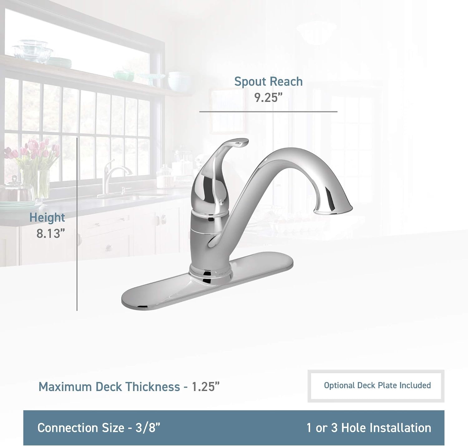 image:imageMoen 7825ORB Camerist OneHandle Low Arc Kitchen Faucet Oil Rubbed BronzeChrome