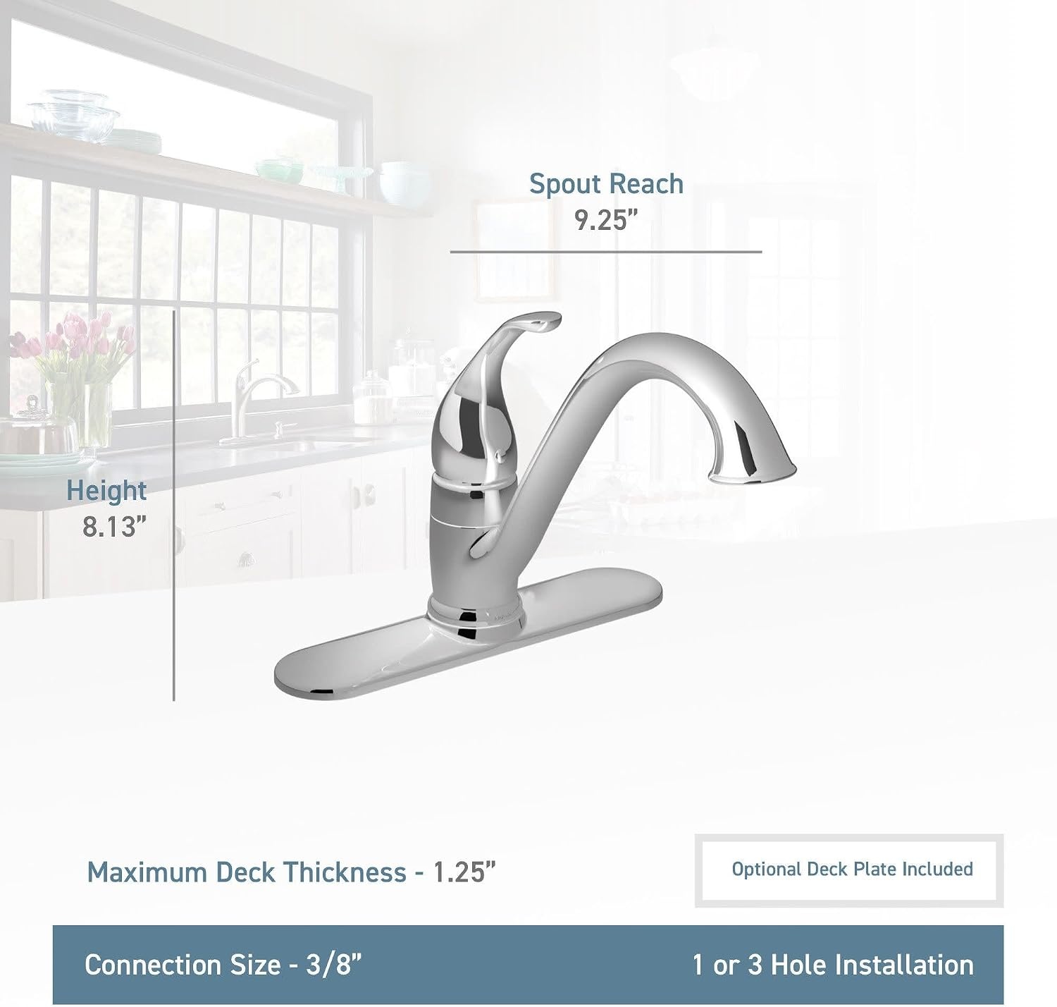 image:imageMoen 7825ORB Camerist OneHandle Low Arc Kitchen Faucet Oil Rubbed BronzeSpot Resist Stainless
