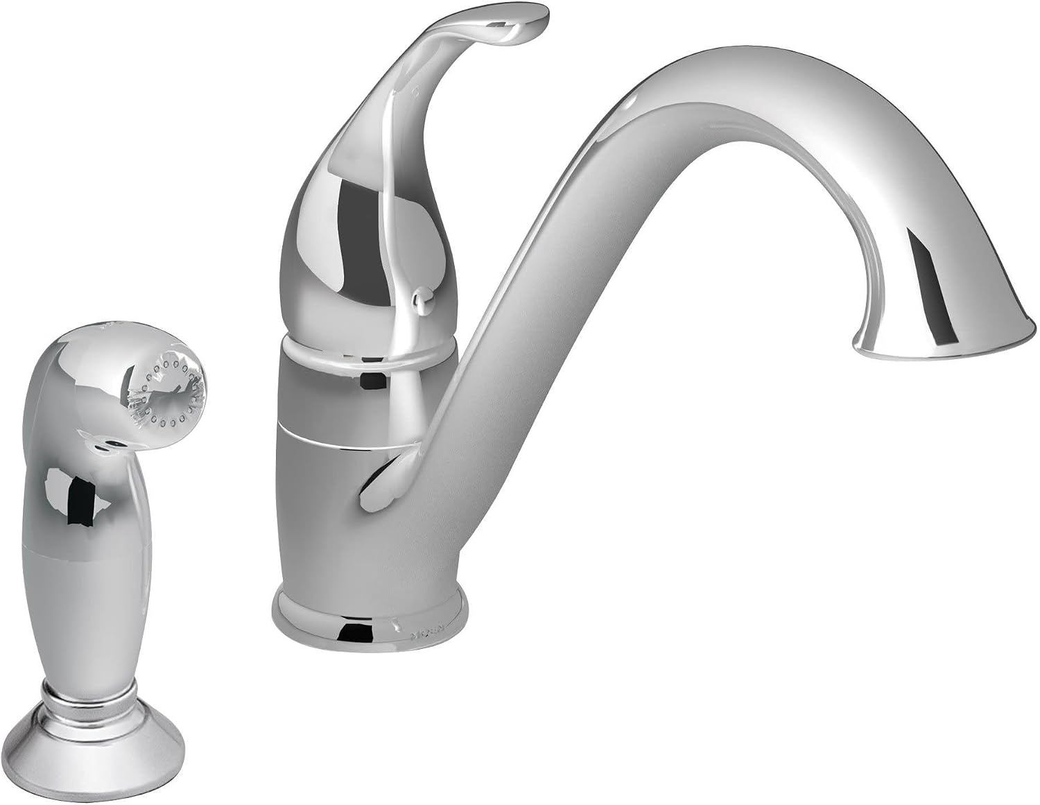 image:imageMoen 7840 Camerist OneHandle Low Arc Kitchen Faucet ChromeChrome