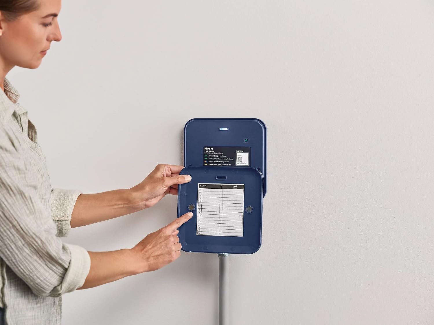 image:imageMoen 8Zone Smart Sprinkler Controller WiFi Connectible Smart Irrigation System with Automatic Water Timer WICNT008G1USA