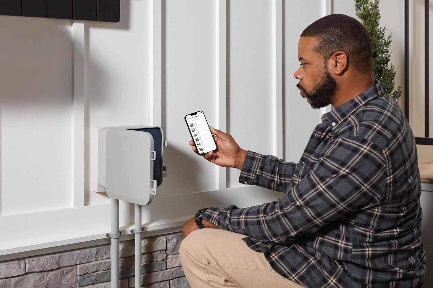 image:imageMoen 8Zone Smart Sprinkler Controller WiFi Connectible Smart Irrigation System with Automatic Water Timer WICNT008G1USA