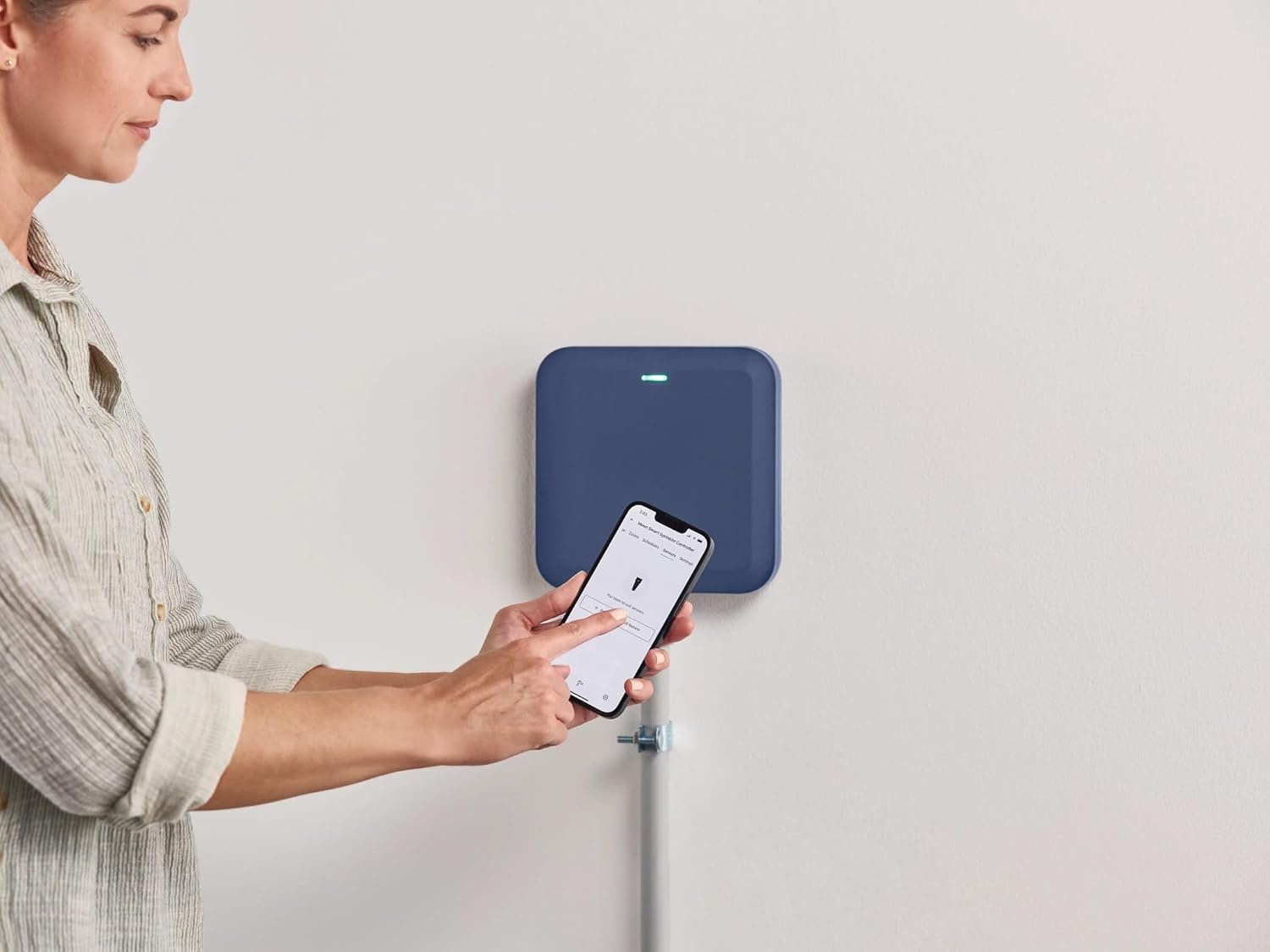 image:imageMoen 8Zone Smart Sprinkler Controller WiFi Connectible Smart Irrigation System with Automatic Water Timer WICNT008G1USA