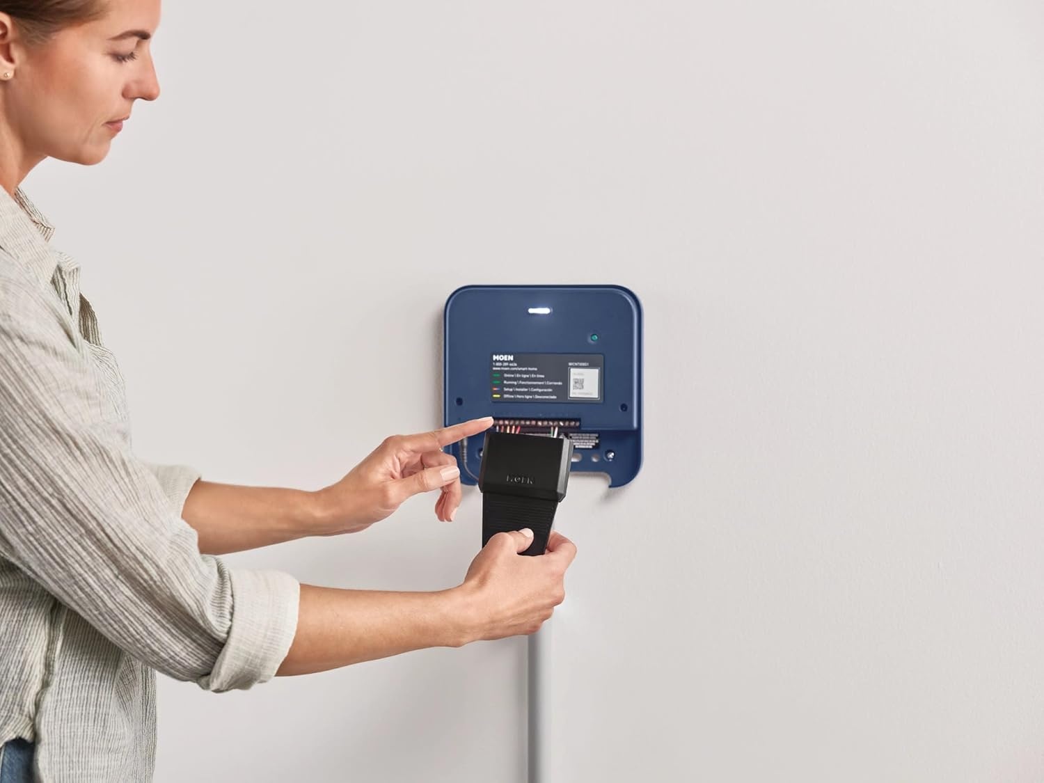 image:imageMoen 8Zone Smart Sprinkler Controller WiFi Connectible Smart Irrigation System with Automatic Water Timer WICNT008G1USA