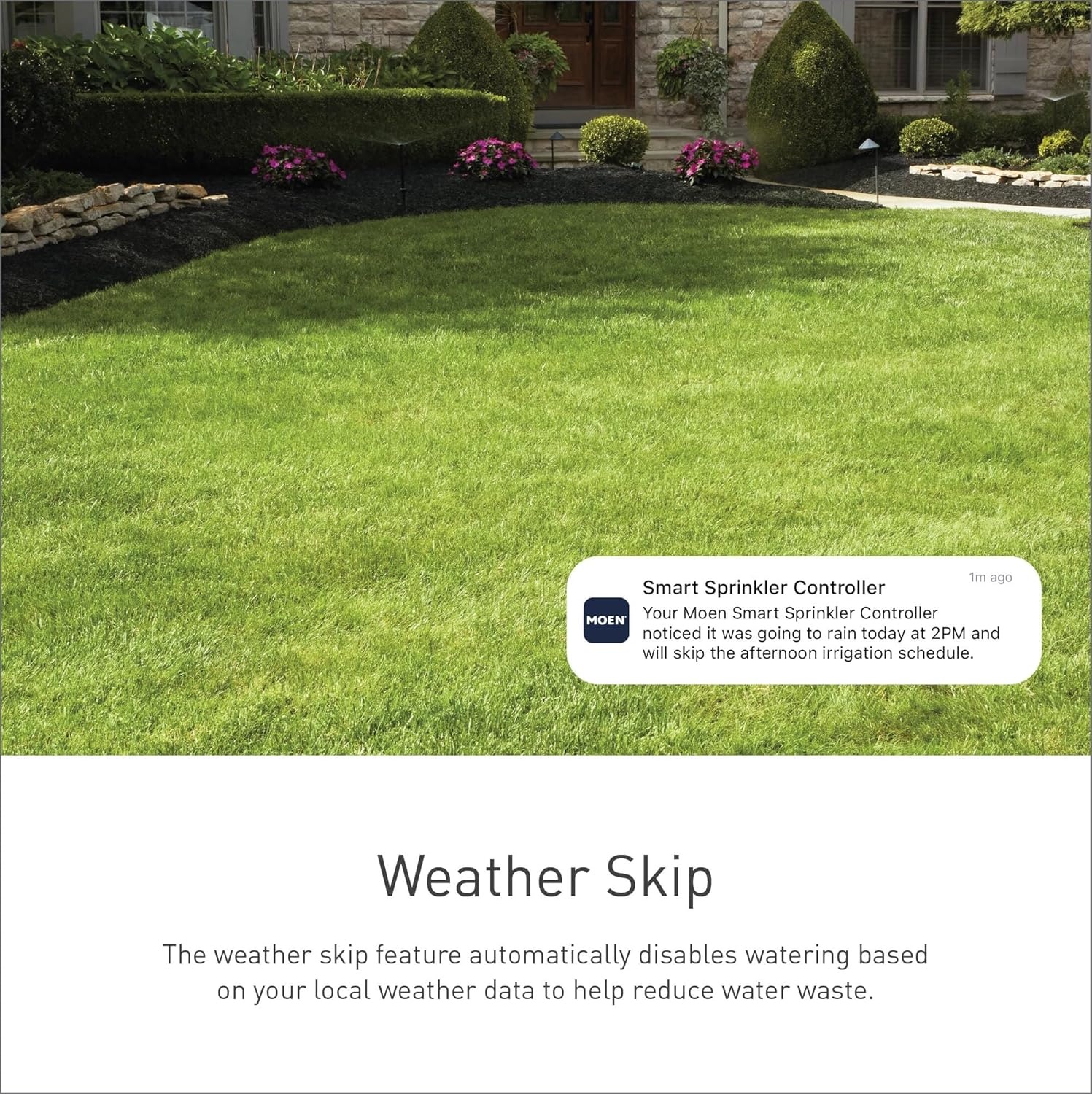 image:imageMoen 8Zone Smart Sprinkler Controller WiFi Connectible Smart Irrigation System with Automatic Water Timer WICNT008G1USA