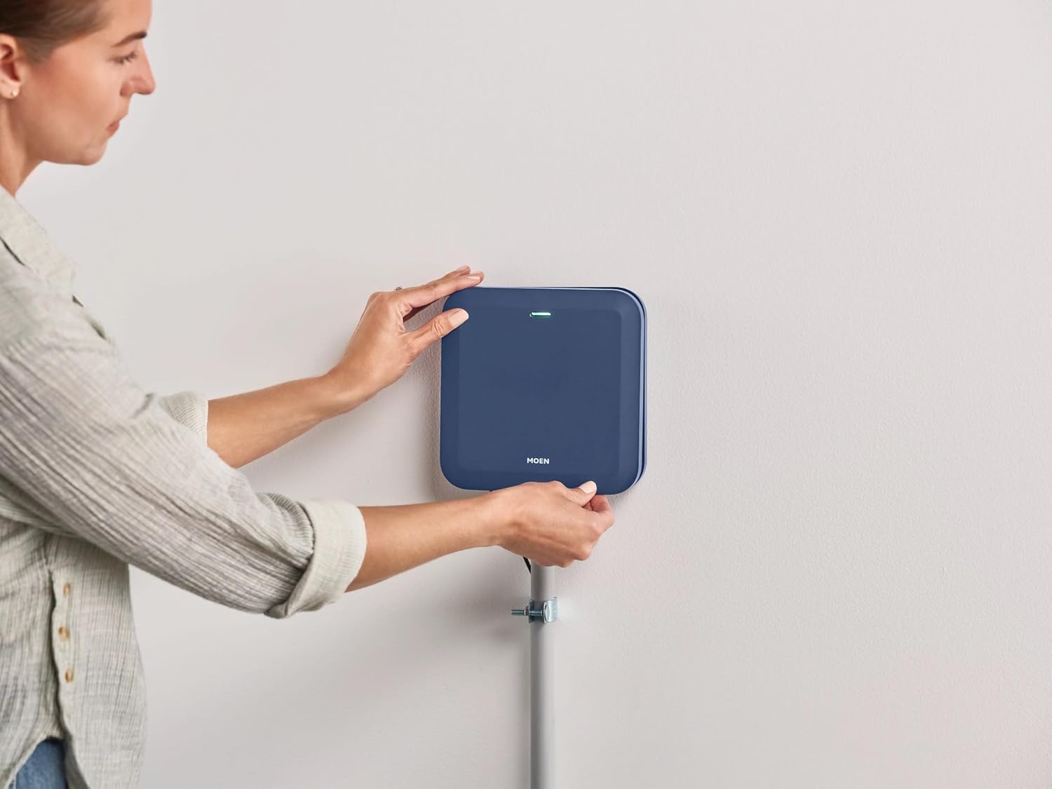 image:imageMoen 8Zone Smart Sprinkler Controller WiFi Connectible Smart Irrigation System with Automatic Water Timer WICNT008G1USA