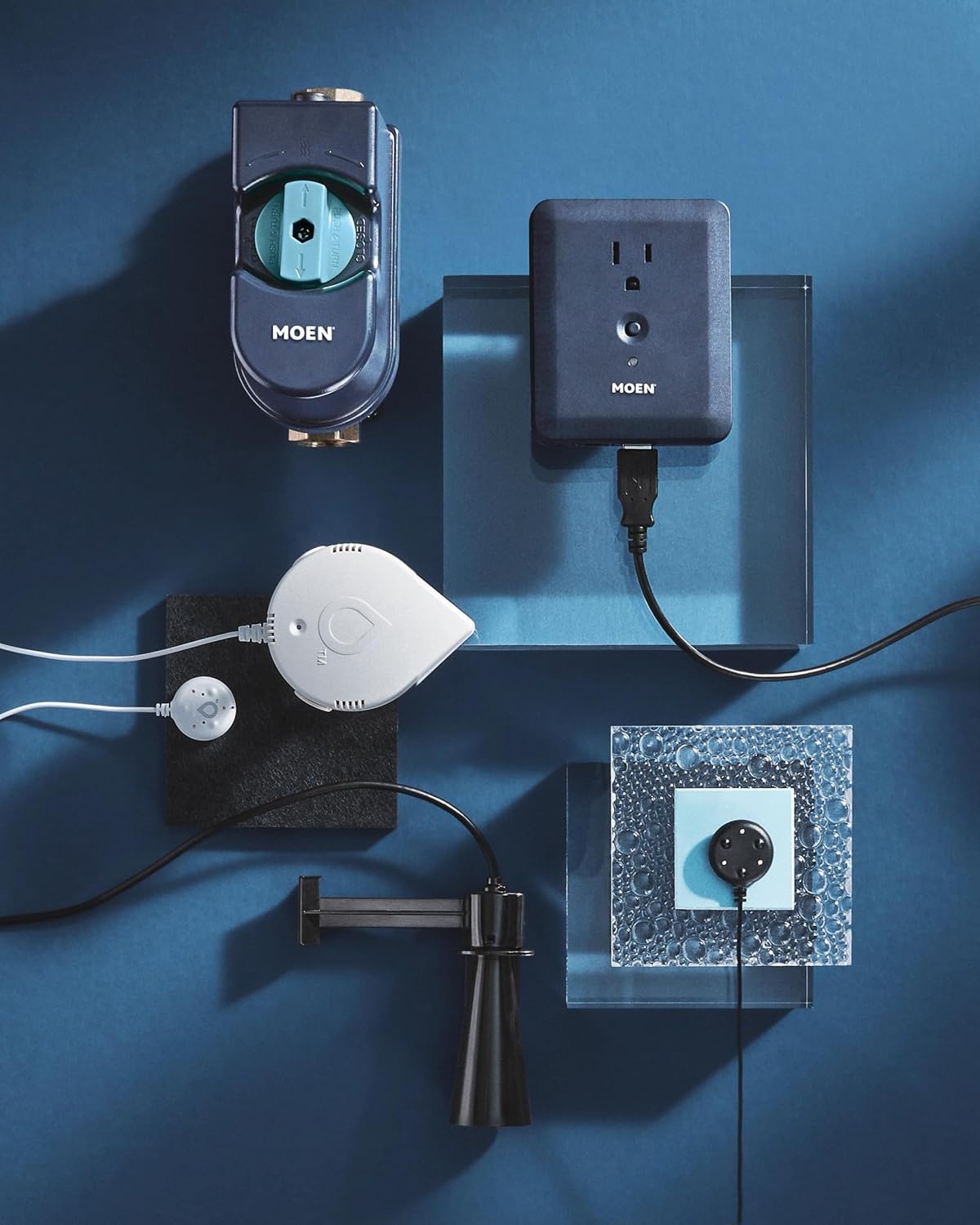 image:imageMoen 920003 Flo Smart Water Monitor and Shutoff 25ft Extension Cable25 Feet