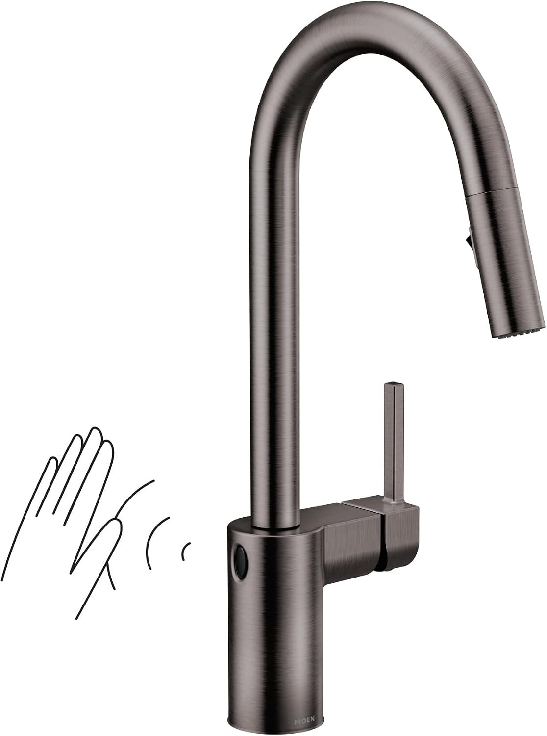image:imageMoen Align Brushed Gold 3in1 Water Filtration PreRinse Spring Pull Down Kitchen Faucet Water Filter for Sink Faucet Sold Separately F5923BGBlack Stainless