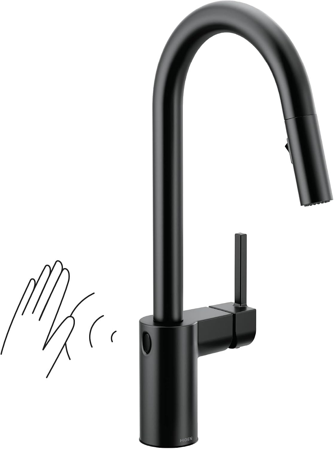 image:imageMoen Align Brushed Gold 3in1 Water Filtration PreRinse Spring Pull Down Kitchen Faucet Water Filter for Sink Faucet Sold Separately F5923BGMatte Black