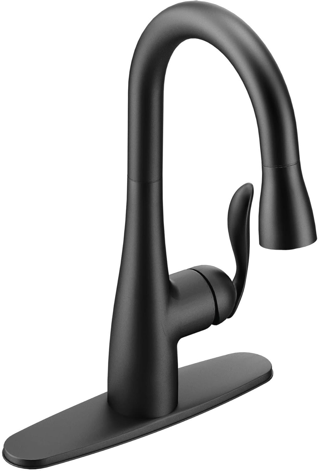 image:imageMoen Arbor Pulldown Bar Faucet with Reflex and Power Clean 5995SRS Pulldown bar faucet Reflex docking system Power Clean spray Spot resist stainless finish Onehandle controlMatte Black