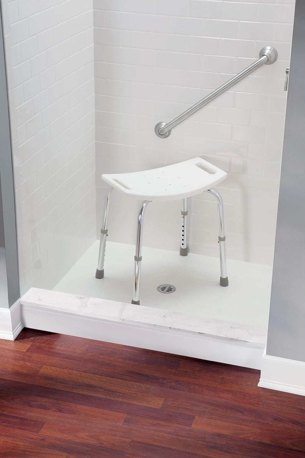 image:imageMoen Bath Safety Furniture Glacier Home Care Bath Safety NonSlip Adjustable Tub and Shower Chair DN7025