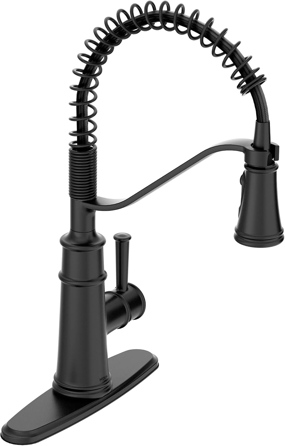 image:imageMoen Belfield Oil Rubbed Bronze Kitchen Faucet Modern Spring Kitchen Faucet with Power Boost PreRinse OneHandle Easy Installation 5927ORBMatte Black