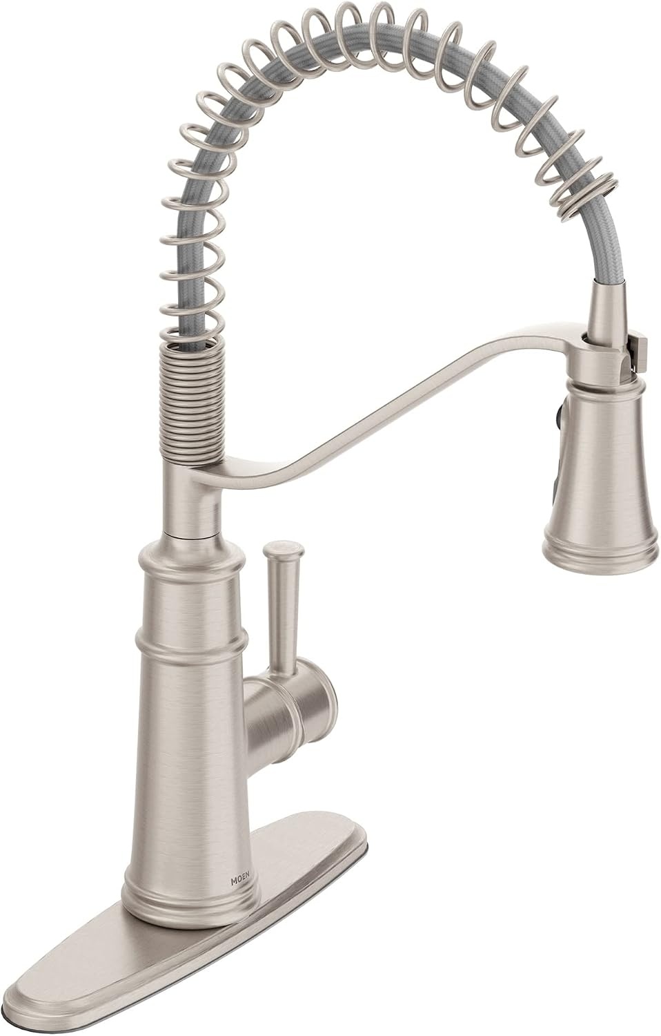 image:imageMoen Belfield Oil Rubbed Bronze Kitchen Faucet Modern Spring Kitchen Faucet with Power Boost PreRinse OneHandle Easy Installation 5927ORBSpot Resist Stainless