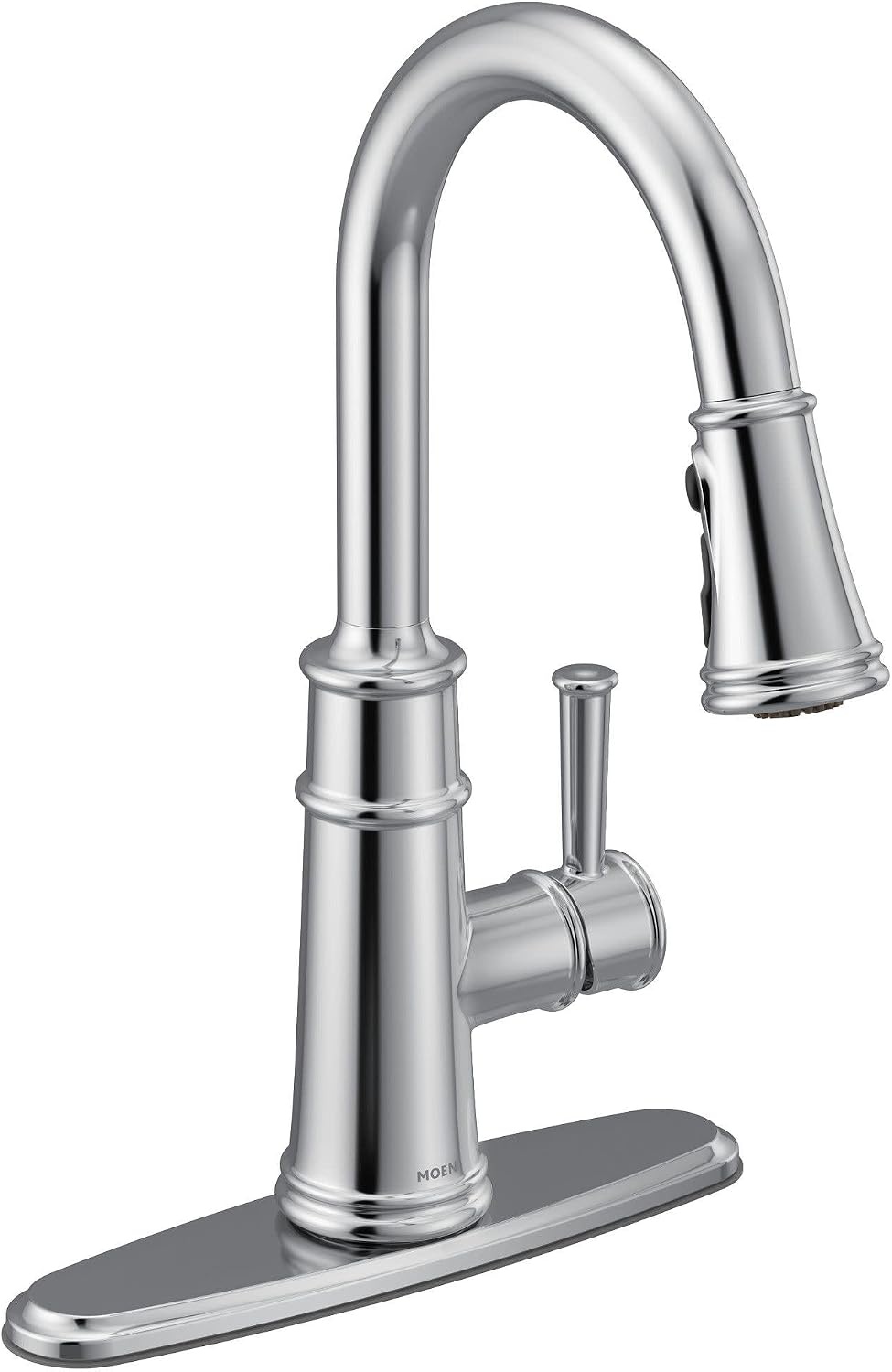 image:imageMoen Belfield Oil Rubbed Bronze Motionsense Wave Sensor Touchless One Handle Pulldown Kitchen Faucet Featuring Power Clean 7260EWORBChrome