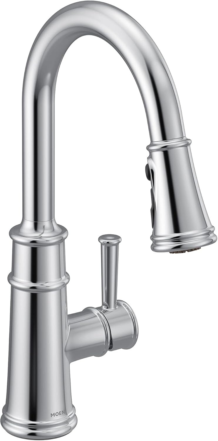 image:imageMoen Belfield Oil Rubbed Bronze Motionsense Wave Sensor Touchless One Handle Pulldown Kitchen Faucet Featuring Power Clean 7260EWORBChrome
