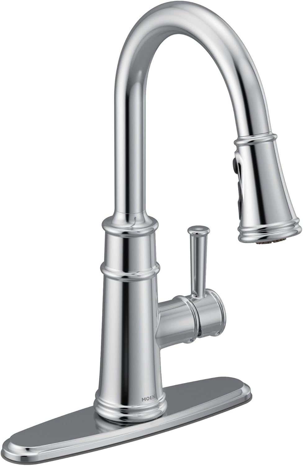 image:imageMoen Belfield Oil Rubbed Bronze Motionsense Wave Sensor Touchless One Handle Pulldown Kitchen Faucet Featuring Power Clean 7260EWORBChrome