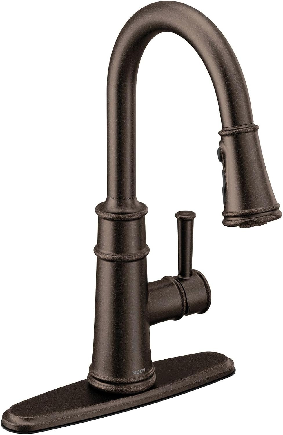 image:imageMoen Belfield Oil Rubbed Bronze Motionsense Wave Sensor Touchless One Handle Pulldown Kitchen Faucet Featuring Power Clean 7260EWORBOil Rubbed Bronze