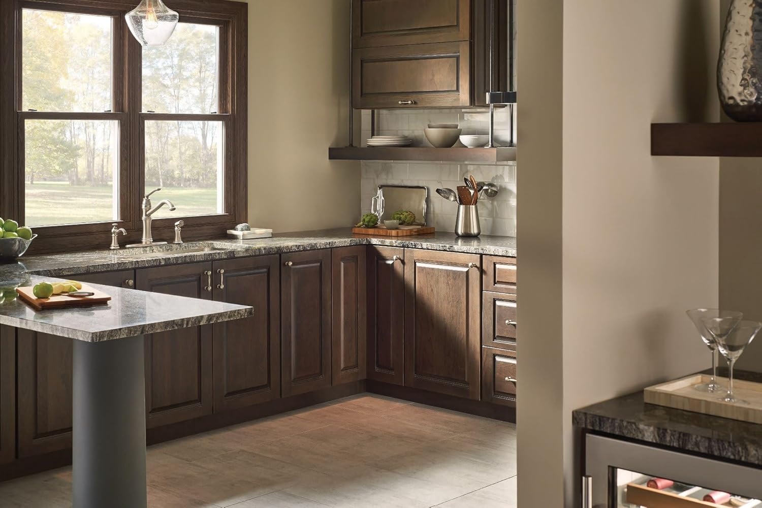 image:imageMoen Belfield Oil Rubbed Bronze Traditional One Handle High Arc Kitchen Faucet with Side Spray and Optional Deckplate Included 7245ORBStainless Steel