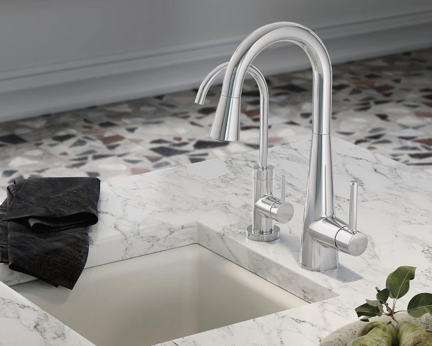 image:imageMoen Chrome Sip Modern Cold Water Kitchen Beverage Faucet with Optional Filtration System S5530