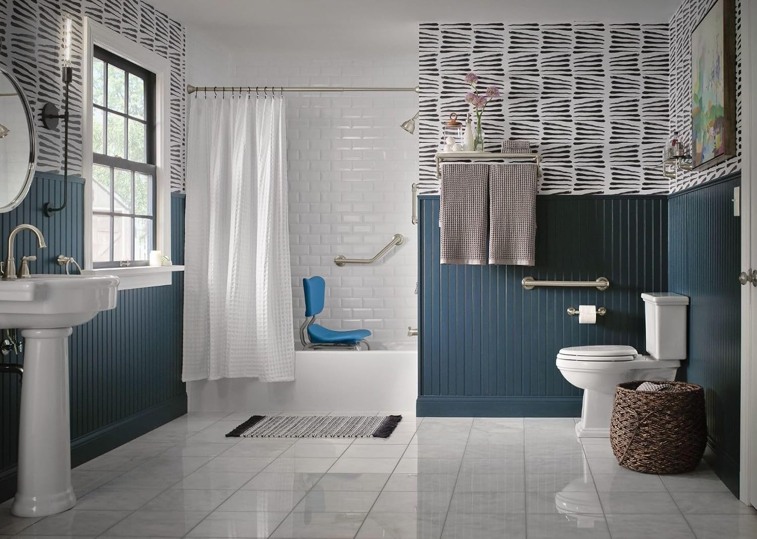 image:imageMoen DN7140 Freestanding Bathroom Shower Chair