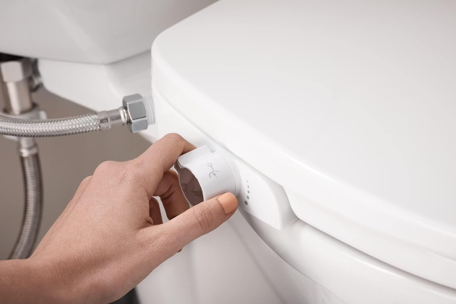 image:imageMoen EB500R 2Series Standard NonElectronic Bidet Seat for Round Toilets White