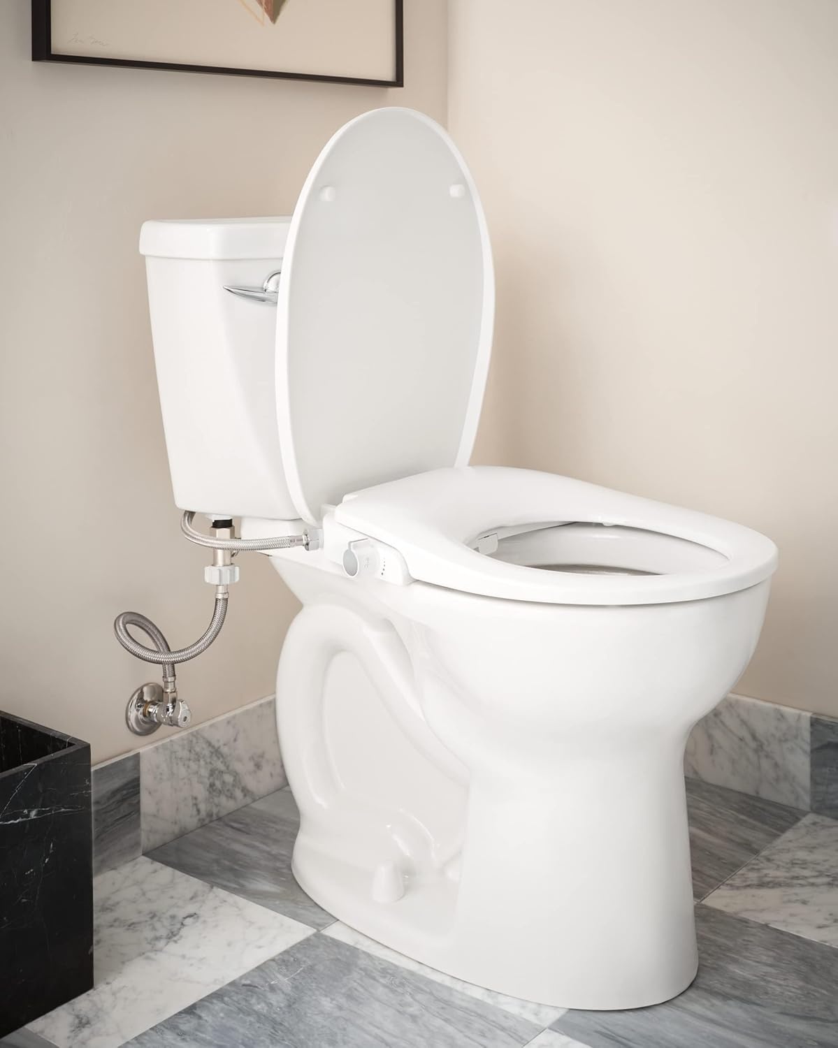 image:imageMoen EB500R 2Series Standard NonElectronic Bidet Seat for Round Toilets White