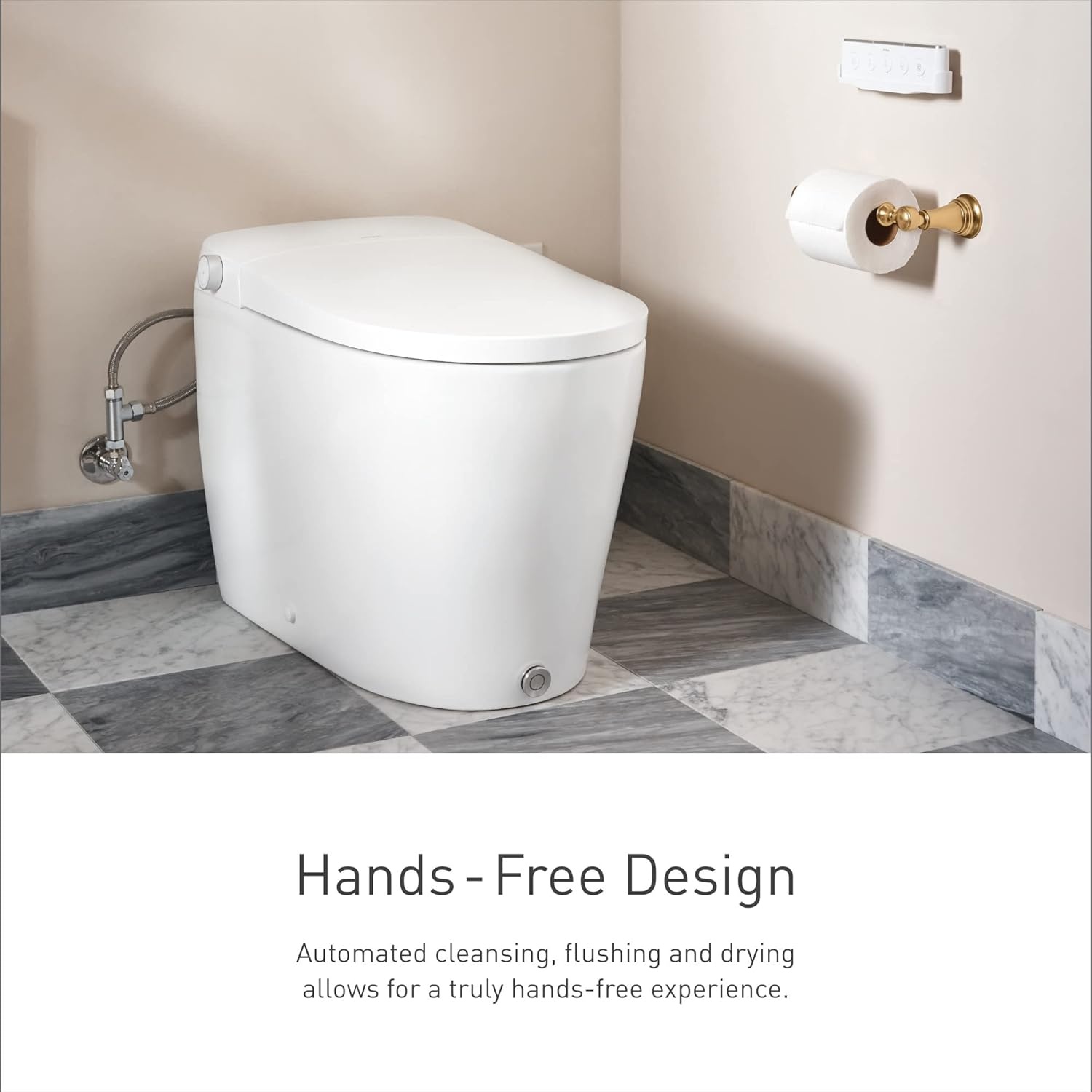 image:imageMoen ET900 2Series Tankless Bidet One Piece Elongated Bidet Toilet with Remote Auto Flush and Warm Air Dryer and Temperature Control WhiteET900