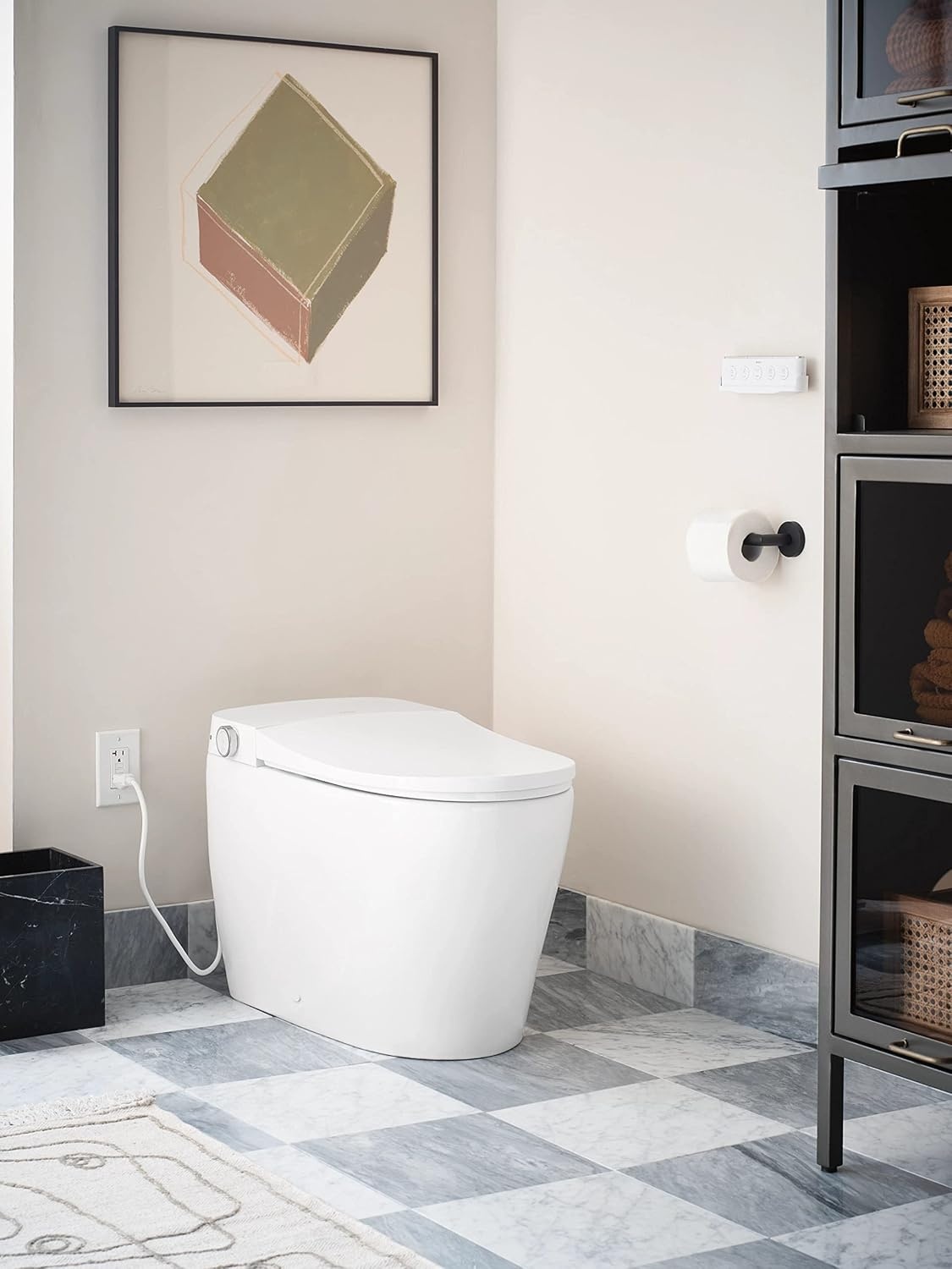 image:imageMoen ET900 2Series Tankless Bidet One Piece Elongated Bidet Toilet with Remote Auto Flush and Warm Air Dryer and Temperature Control WhiteET900
