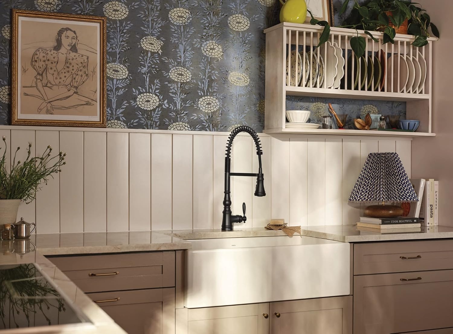 image:imageMoen FC331910 ApronFront Fireclay Single Bowl Undermount Kitchen Sink 33 White