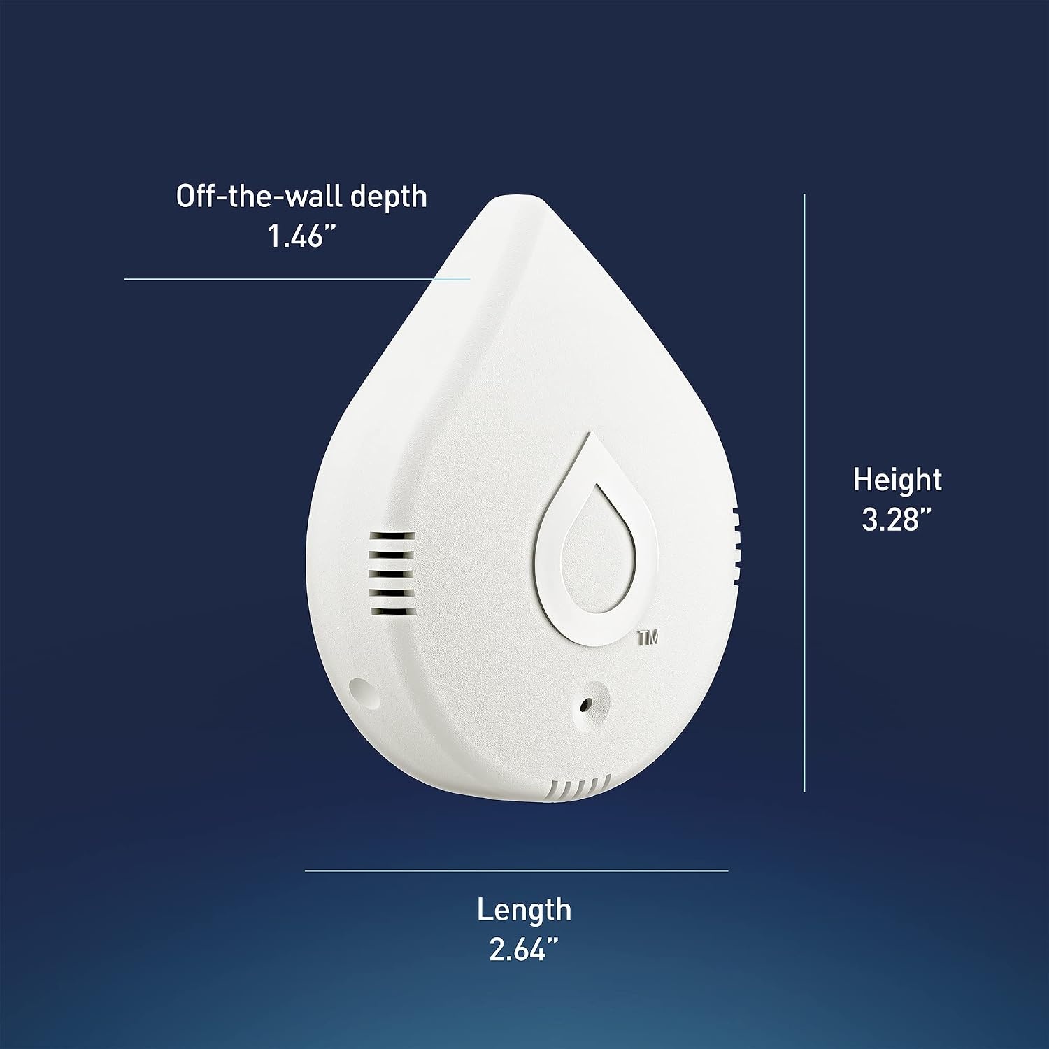image:imageMoen Flo Smart Water Leak Detector Drip or Flood Sensor Alarm for Home 1Pack White 920004White