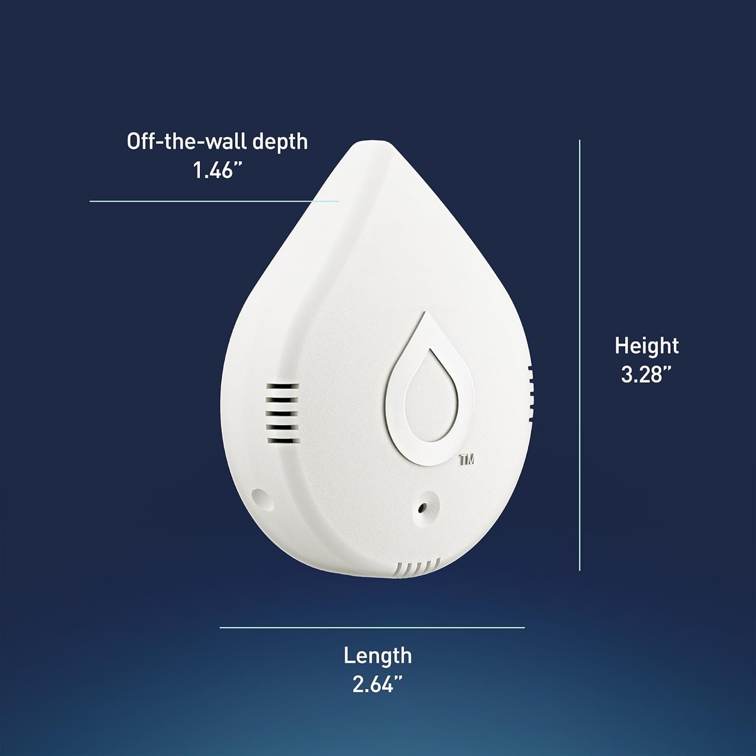 image:imageMoen Flo Smart Water Leak Detector Drip or Flood Sensor Alarm for Home 1Pack White 920004White