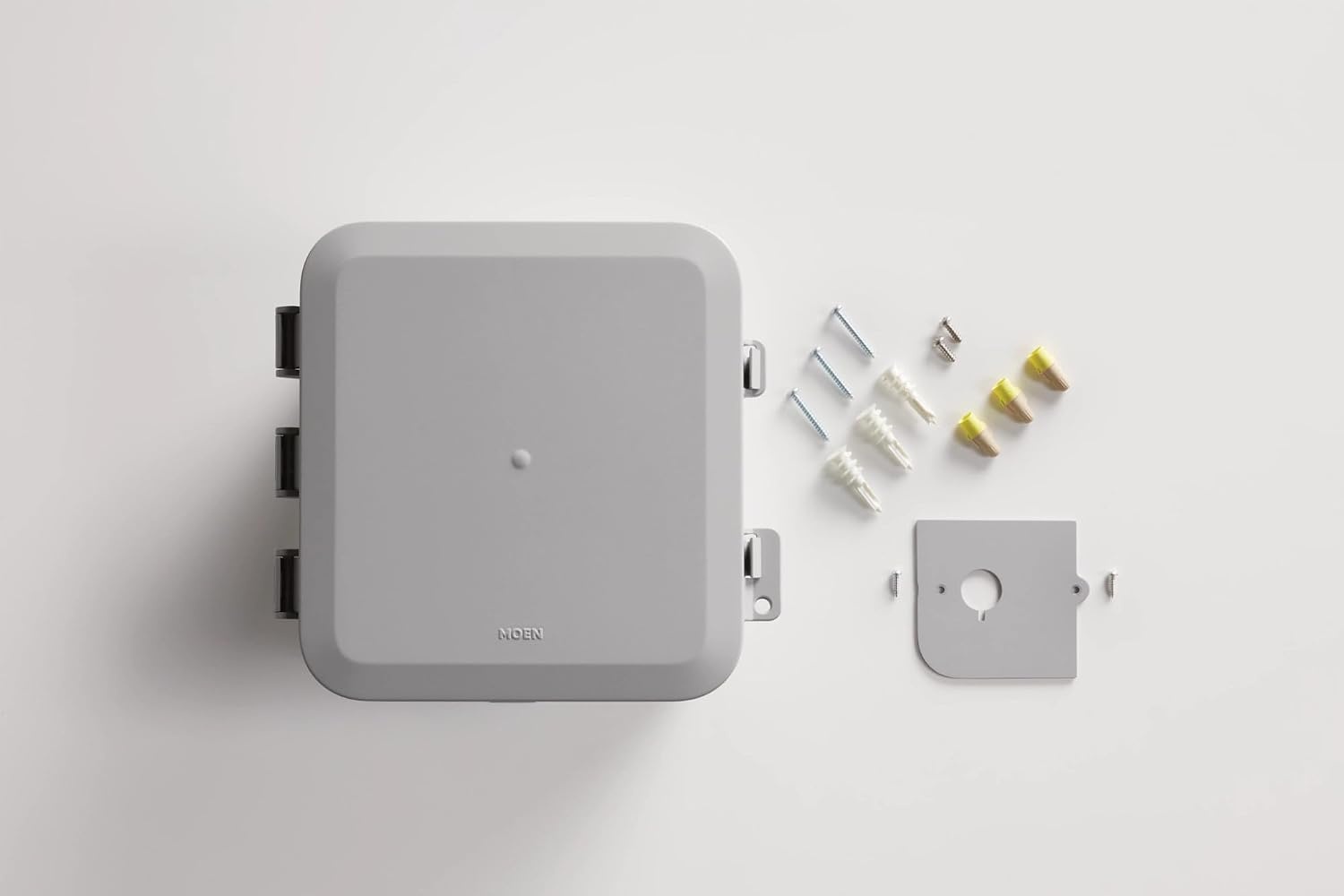 image:imageMoen Gray Outdoor Enclosure for Moen Smart Sprinkler Controller Durable WaterTight Box WIACC001G1USA