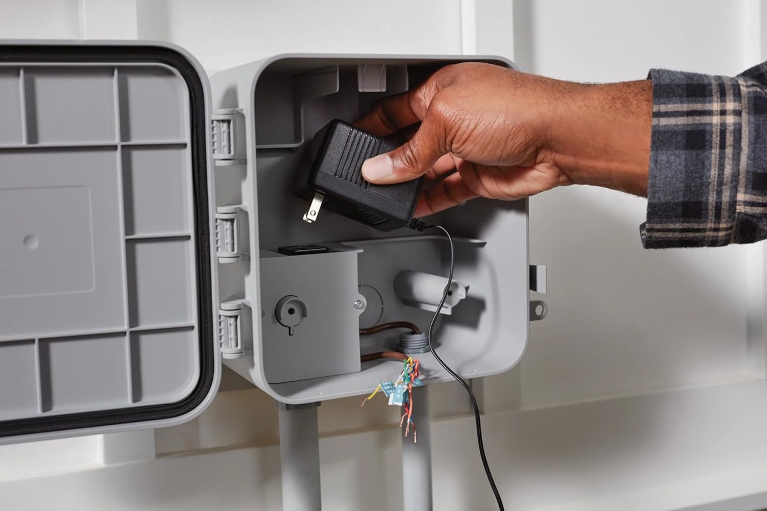 image:imageMoen Gray Outdoor Enclosure for Moen Smart Sprinkler Controller Durable WaterTight Box WIACC001G1USA