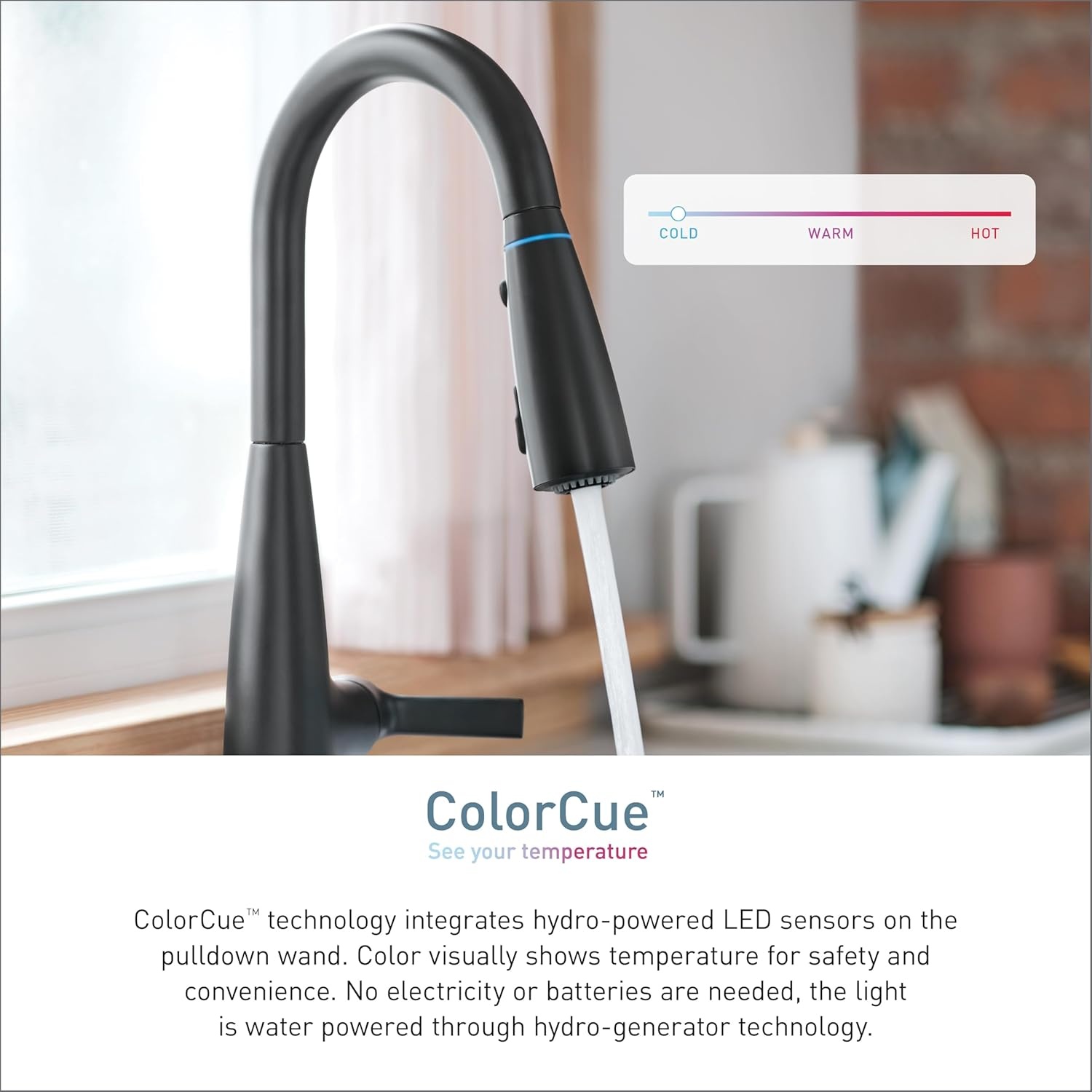 image:imageMoen Haelyn Matte Black Touchless SingleHandle PullDown Sprayer Kitchen Faucet with Soap Dispenser Features Power Clean for a Faster Wash 87627EWBLMatte Black