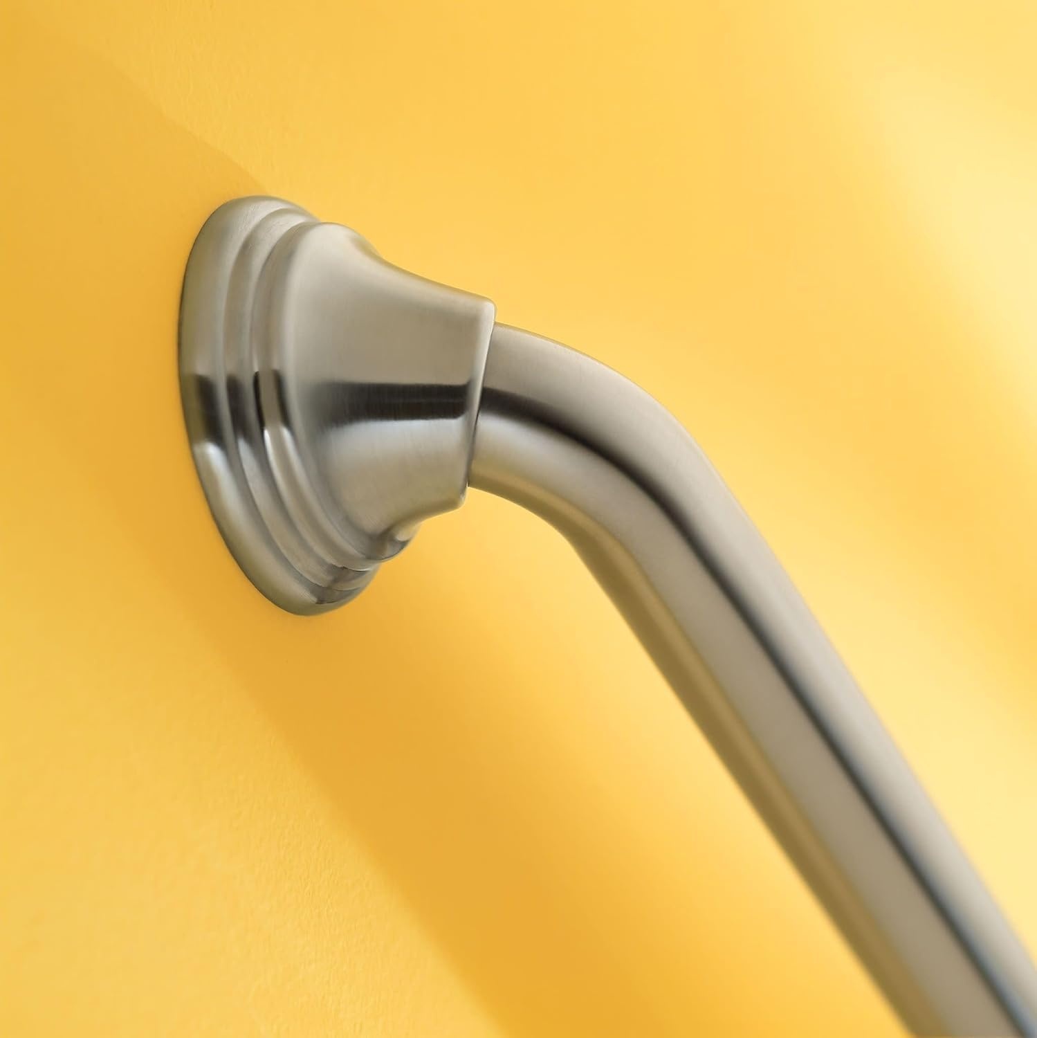image:imageMoen Home Care Bathroom Safety 16 Inch Designer Stainless Steel Handicap Grab Bar for Bathtub and Shower Concealed Screws Brushed Nickel LR8716D3BNBrushed Nickel