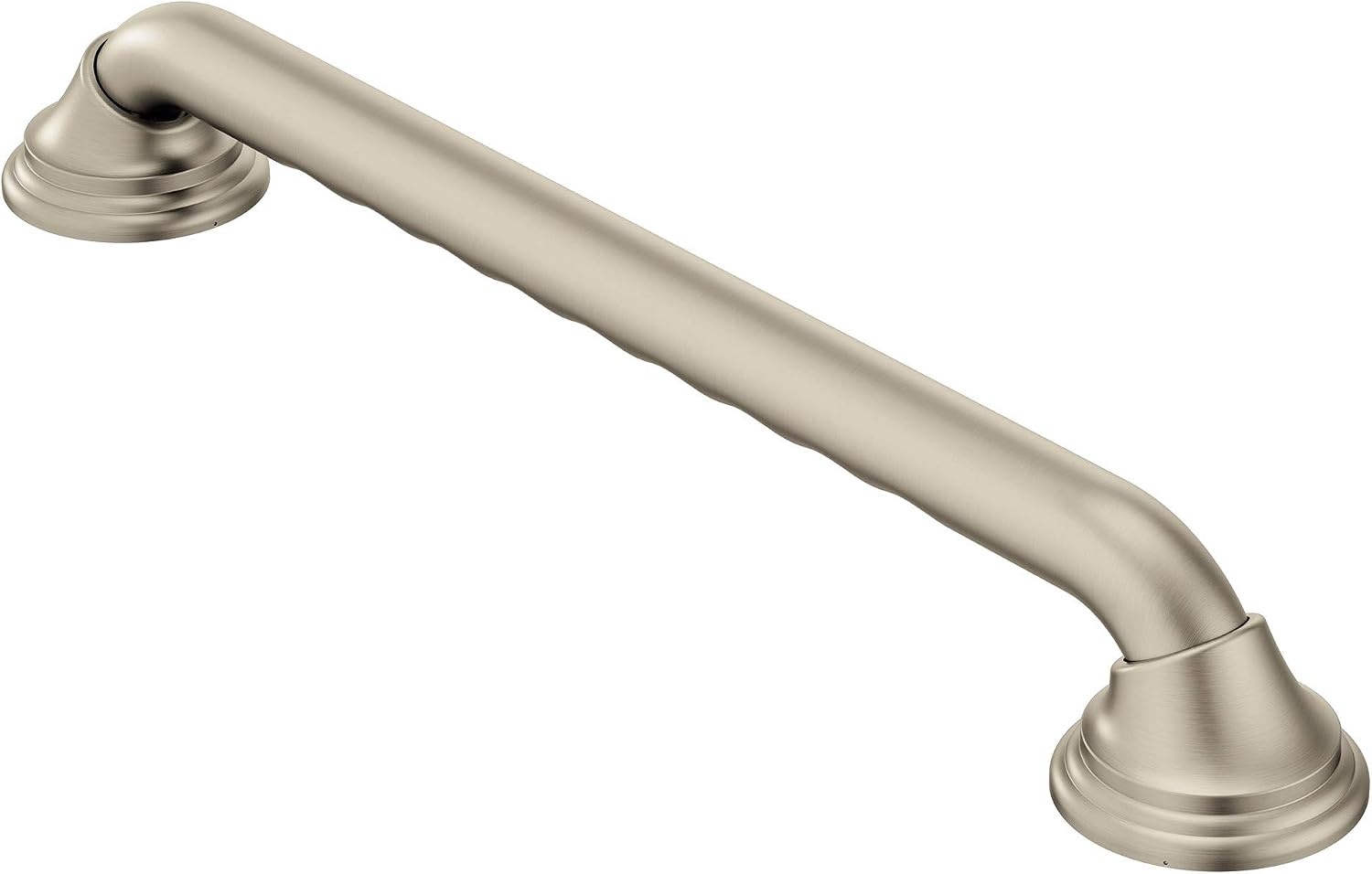 image:imageMoen Home Care Bathroom Safety 16 Inch Designer Stainless Steel Handicap Grab Bar for Bathtub and Shower Concealed Screws Brushed Nickel LR8716D3BNBrushed Nickel