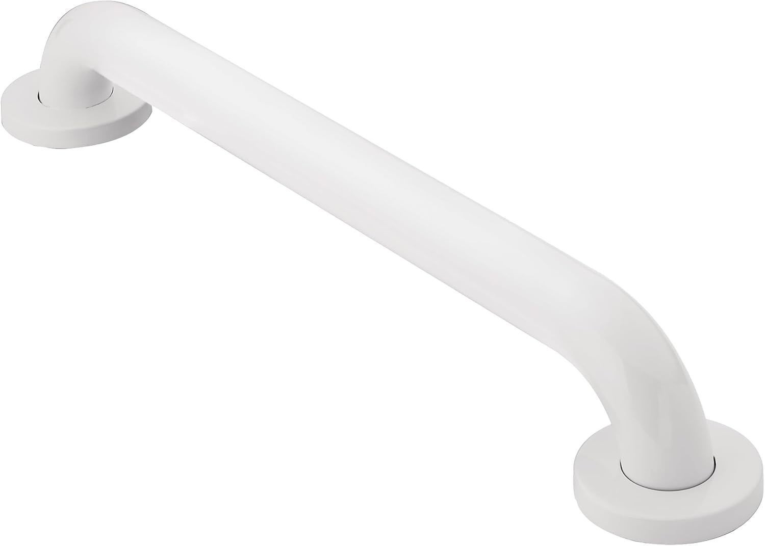 image:imageMoen Home Care Bathroom Safety 18 Inch Stainless Steel Handicap Grab Bar for Bathtub and Shower Elderly Assistance Product with Concealed Screws Polished Brass R8918Glacier