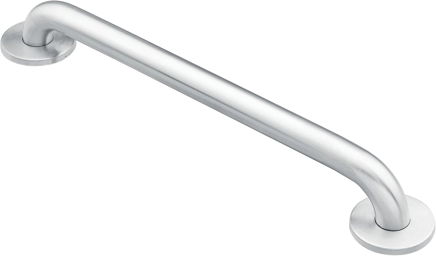 image:imageMoen Home Care Bathroom Safety 24 Inch Stainless Steel Handicap Grab Bar for Bathtub and Shower Heavy Duty Handle Elderly Assistance Product with Concealed Screws 8724Stainless
