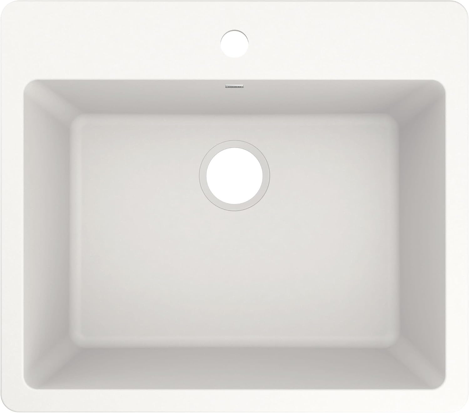 image:imageMoen Host Black Granite 33Inch Wide x 95Inch Deep Dual Mount Single Bowl Kitchen Sink GGB3026BWhite