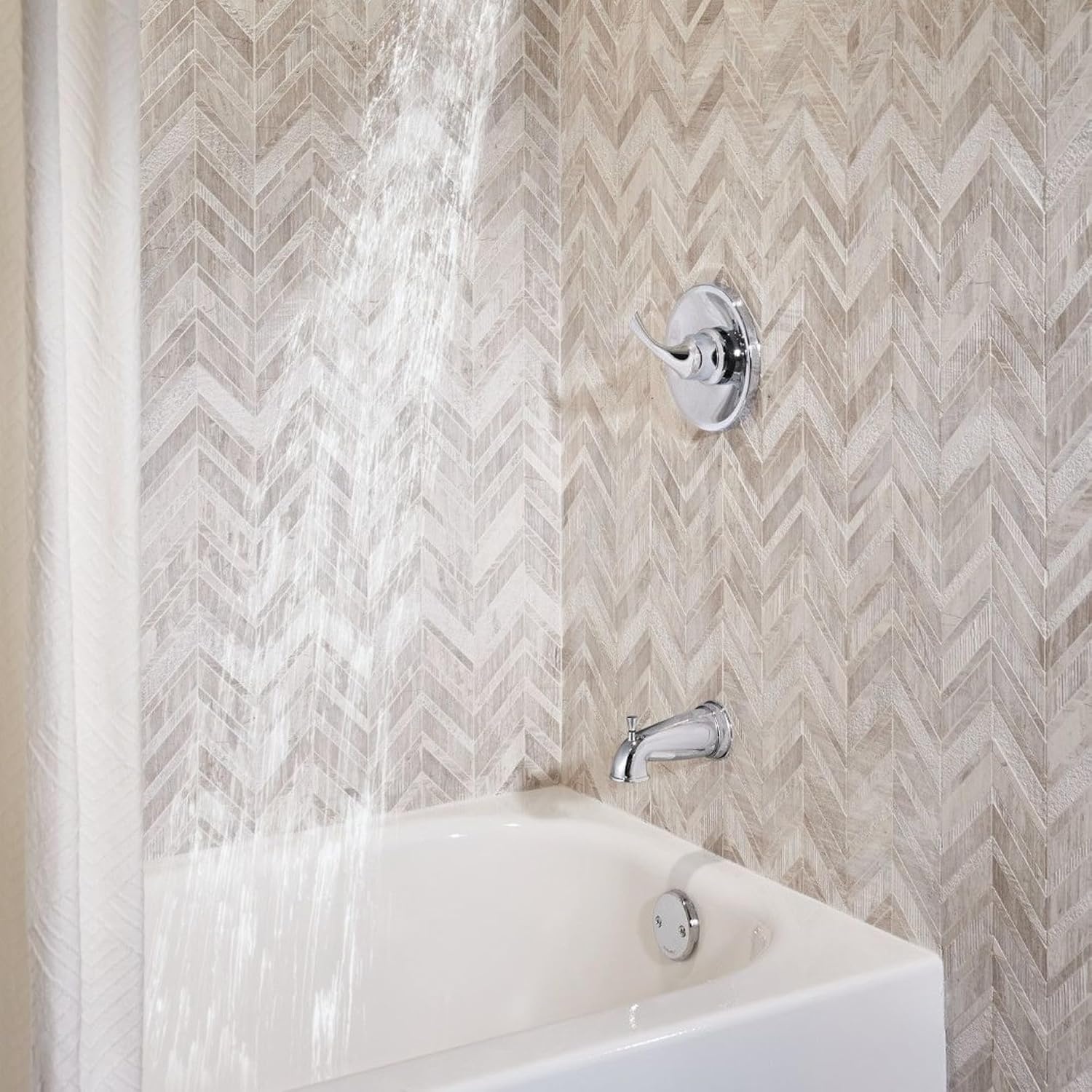 image:imageMoen Idora PosiTemp Tub amp Shower Faucet Kit wValve 82115SRN Tub and shower kit Valve included PosiTemp system Spot resist nickel finish 5spray showerheadChrome