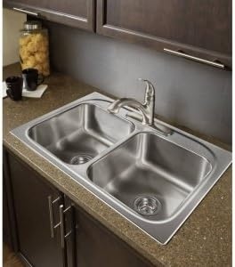 image:imageMoen Integra Chrome OneHandle Pullout Kitchen or Laundry Faucet Featuring Power Clean 67315CStainless