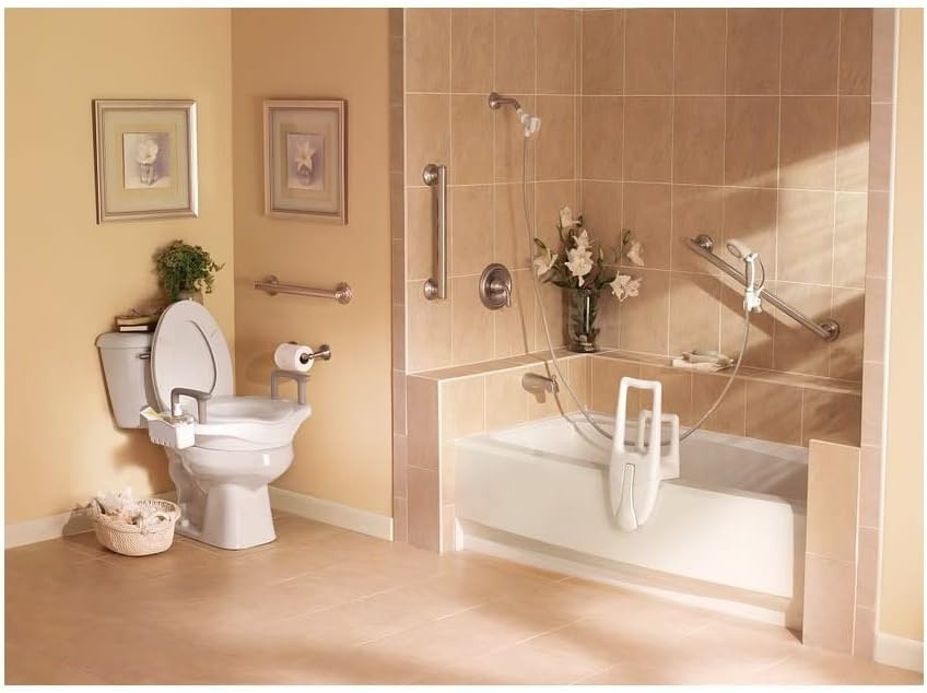 image:imageMoen LR8716D1GBN Home Care 16Inch Grab Bar Brushed NickelBrushed Nickel