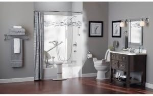 image:imageMoen LR8724D3GOWB Bathroom Safety 24Inch Designer Safety Bathroom Grab Bar with Curled Grip Old World BronzeOld World Bronze