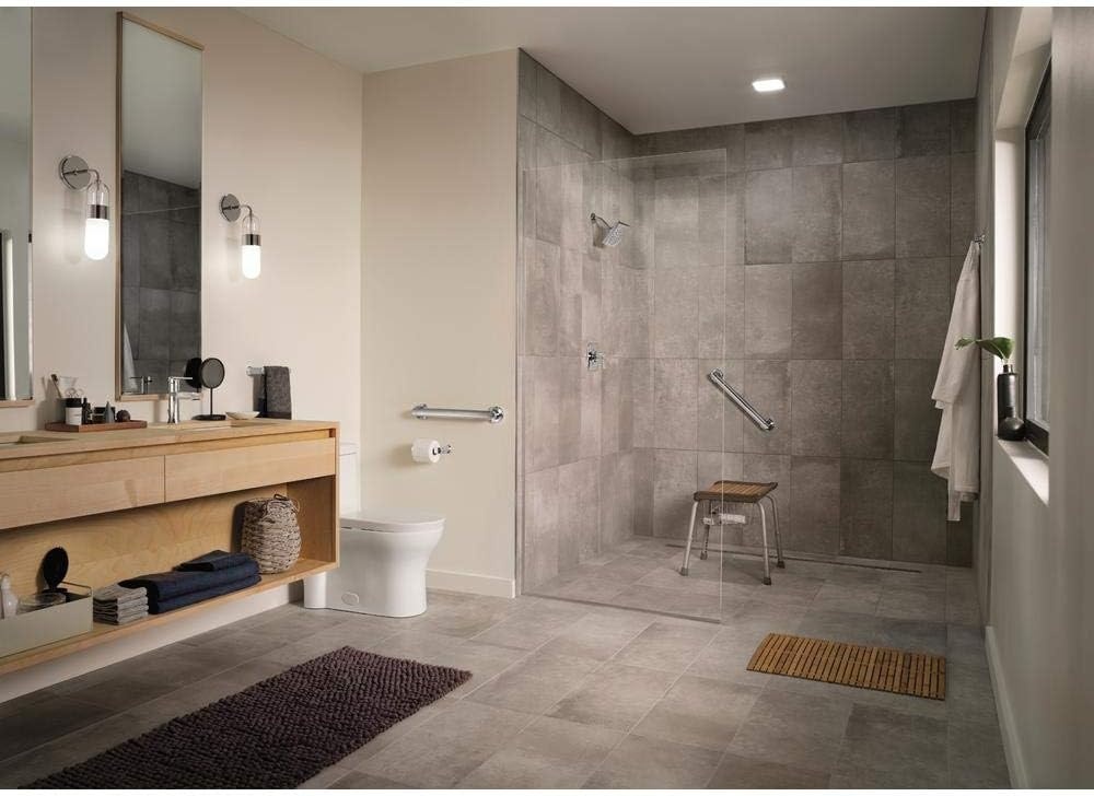 image:imageMoen MBHG3818CH Genta 18 Bathroom Grab Bar ChromeChrome