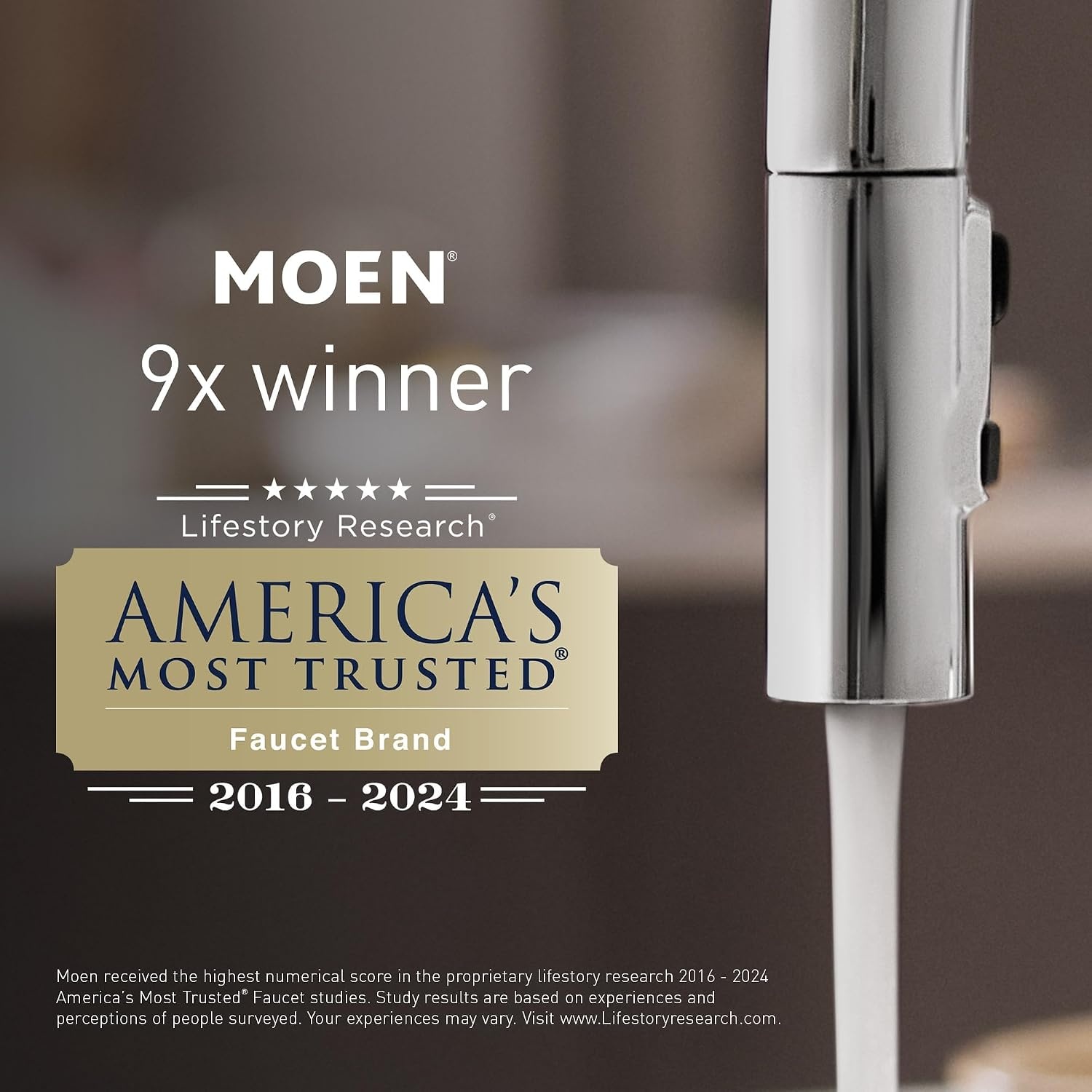 image:imageMoen Meena One Handle Kitchen Faucet with Pull Down Sprayer High Arc Kitchen Sink Faucet Featuring Reflex System and Duralock Quick Connect Bronzed Gold 87270BZGChrome