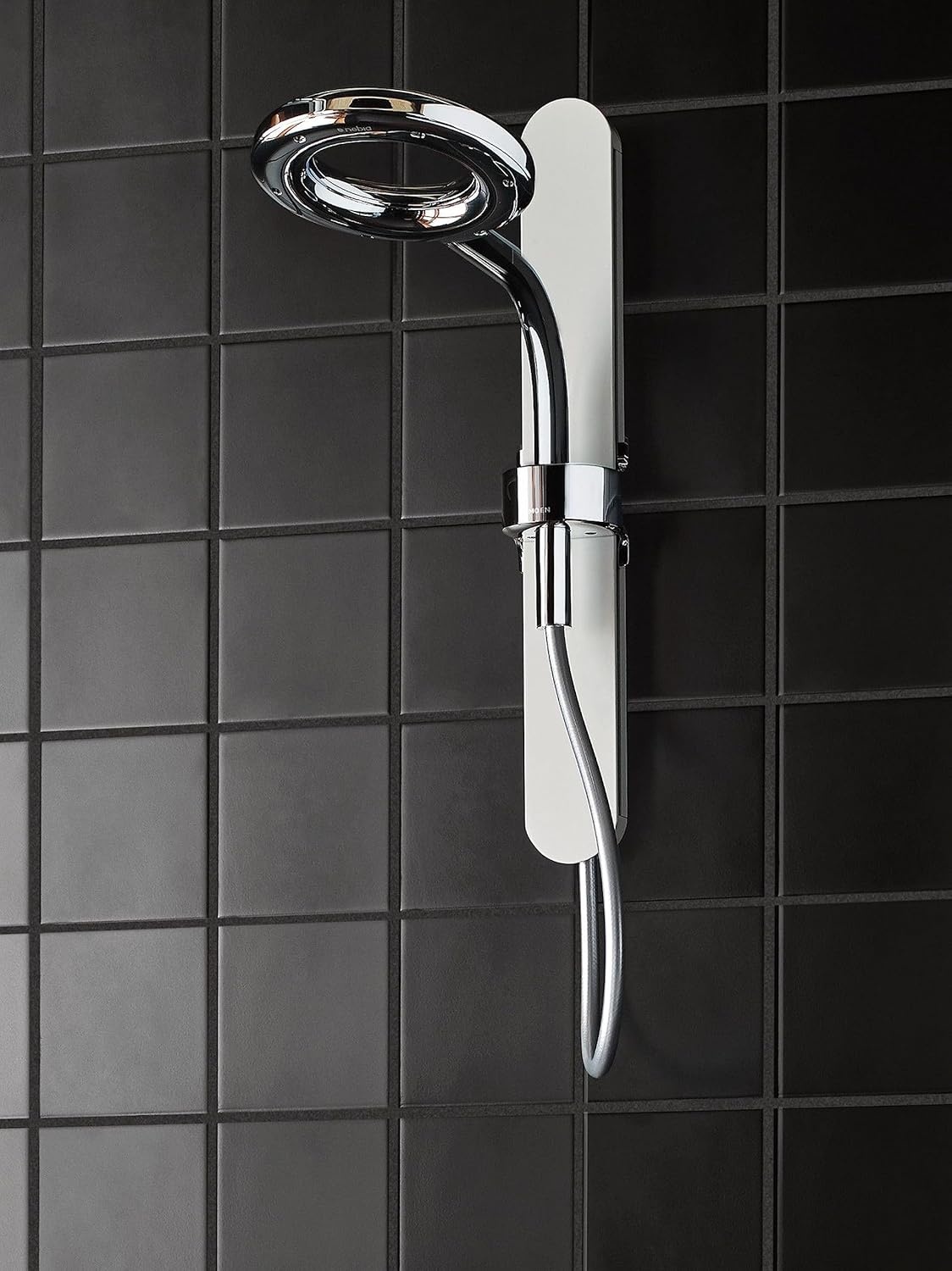 image:imageMoen N207C0BLC Spa Shower including Rainshower Handshower and Magnetic Dock Matte BlackChromeChromeWhite